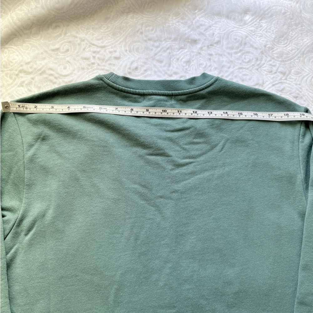 True Religion Green Crewneck Logo Sweatshirt Pullover Size M - Picture 8 of 14